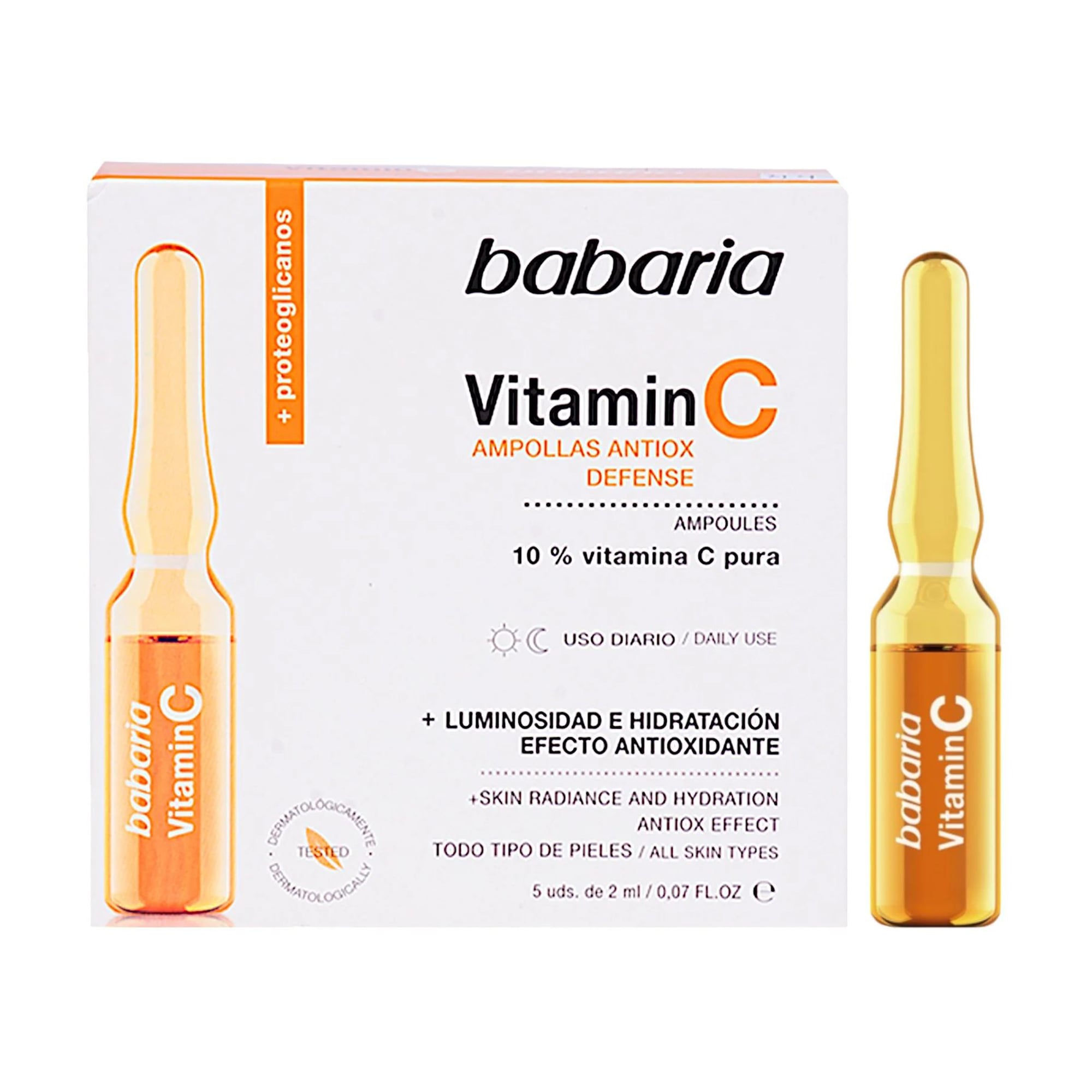 Ампули для обличчя Babaria Vitamin C Ampoules з вітаміном С, 5*2 мл
