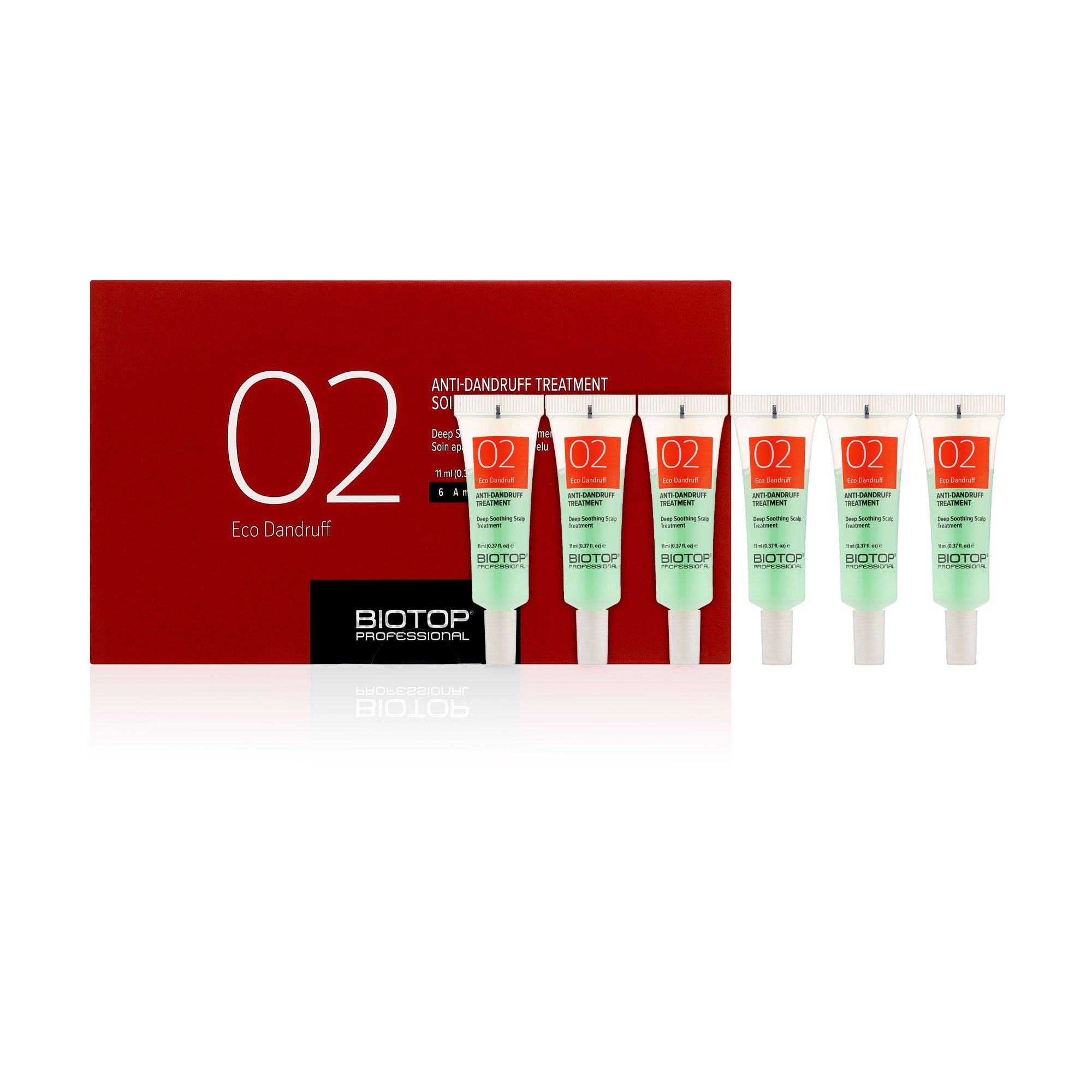 Ампули для волосся Biotop Professional 02 Eco Dandruff Treatment проти лупи, 6*11 мл
