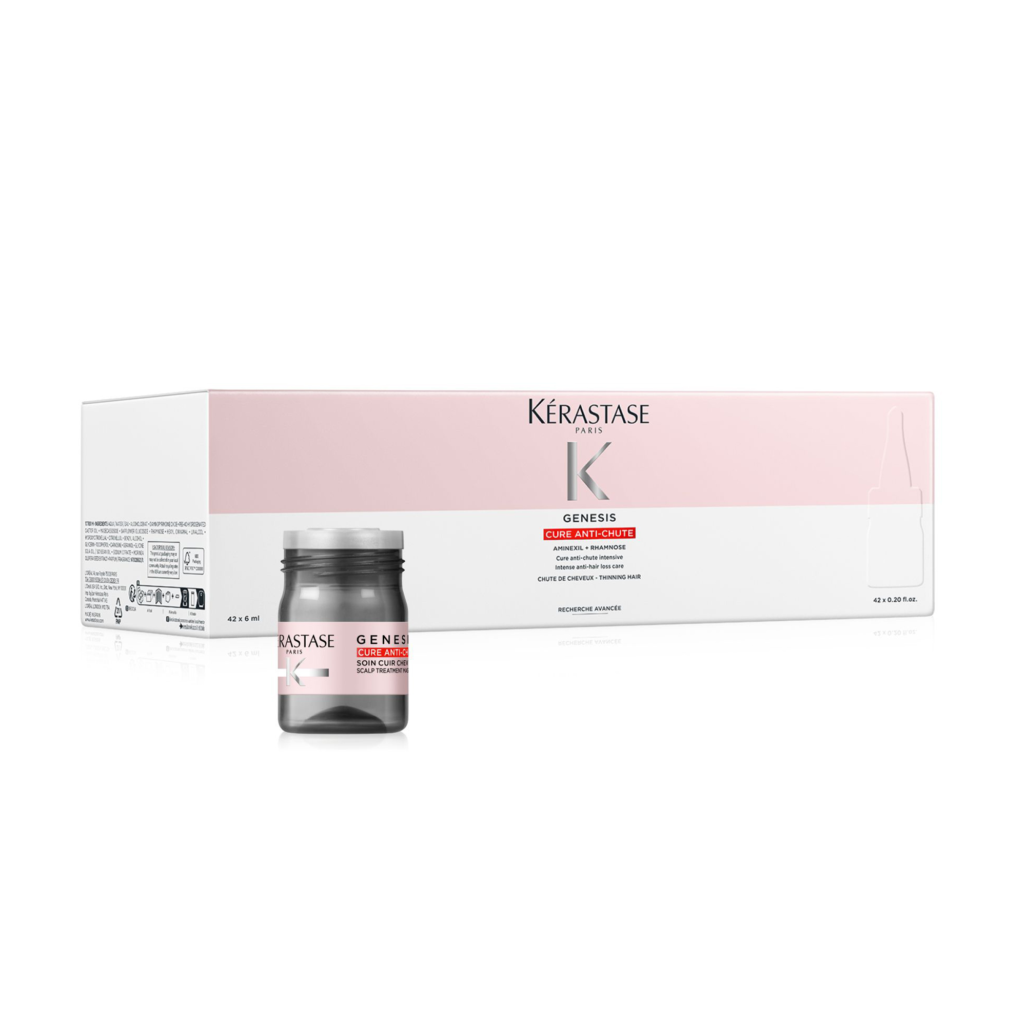Ампули для зміцнення схильного до випадіння волосся Kerastase Genesis Anti Hair-Fall Fortifying Treatment Ampoules, 42*6 мл